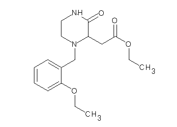 ethyl [1-(2-ethoxybenzyl)-3-oxo-2-piperazinyl]acetate