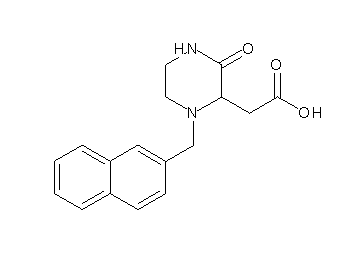 [1-(2-naphthylmethyl)-3-oxo-2-piperazinyl]acetic acid