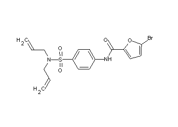 5-bromo-N-{4-[(diallylamino)sulfonyl]phenyl}-2-furamide - Click Image to Close