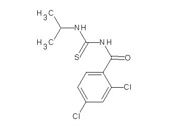 2,4-dichloro-N-[(isopropylamino)carbonothioyl]benzamide