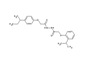 2-(4-sec-butylphenoxy)-N'-[(2-isopropylphenoxy)acetyl]acetohydrazide