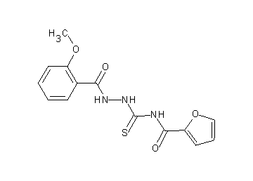 N-{[2-(2-methoxybenzoyl)hydrazino]carbonothioyl}-2-furamide