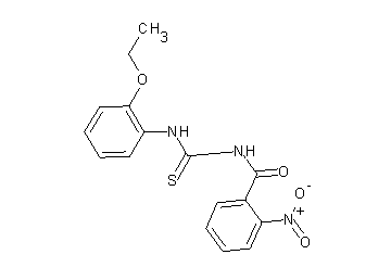 N-{[(2-ethoxyphenyl)amino]carbonothioyl}-2-nitrobenzamide