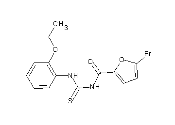 5-bromo-N-{[(2-ethoxyphenyl)amino]carbonothioyl}-2-furamide