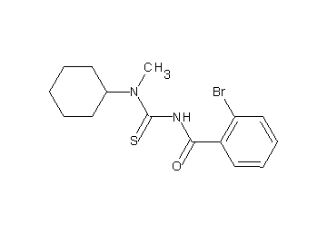 2-bromo-N-{[cyclohexyl(methyl)amino]carbonothioyl}benzamide