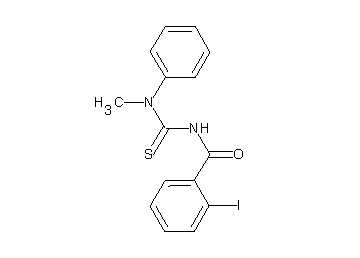 2-iodo-N-{[methyl(phenyl)amino]carbonothioyl}benzamide