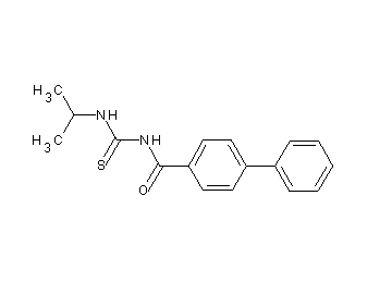 N-[(isopropylamino)carbonothioyl]-4-biphenylcarboxamide