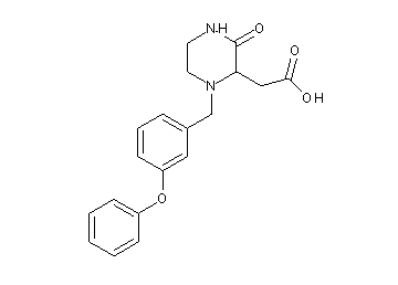 [3-oxo-1-(3-phenoxybenzyl)-2-piperazinyl]acetic acid