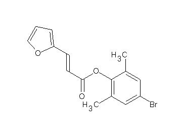 4-bromo-2,6-dimethylphenyl 3-(2-furyl)acrylate