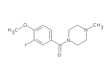 1-(3-iodo-4-methoxybenzoyl)-4-methylpiperazine