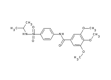 N-{4-[(isopropylamino)sulfonyl]phenyl}-3,4,5-trimethoxybenzamide