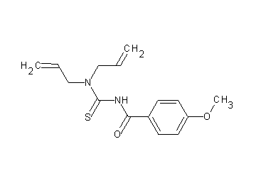 N-[(diallylamino)carbonothioyl]-4-methoxybenzamide