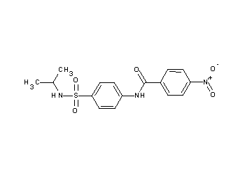N-{4-[(isopropylamino)sulfonyl]phenyl}-4-nitrobenzamide