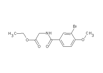ethyl N-(3-bromo-4-methoxybenzoyl)glycinate