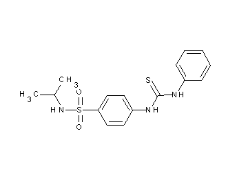 4-[(anilinocarbonothioyl)amino]-N-isopropylbenzenesulfonamide - Click Image to Close