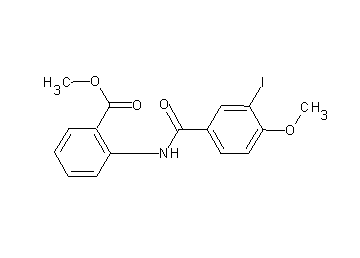 methyl 2-[(3-iodo-4-methoxybenzoyl)amino]benzoate