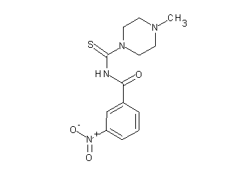 N-[(4-methyl-1-piperazinyl)carbonothioyl]-3-nitrobenzamide