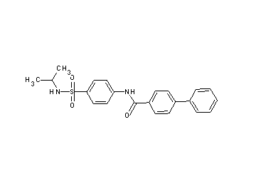 N-{4-[(isopropylamino)sulfonyl]phenyl}-4-biphenylcarboxamide