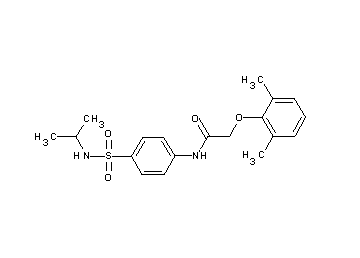 2-(2,6-dimethylphenoxy)-N-{4-[(isopropylamino)sulfonyl]phenyl}acetamide - Click Image to Close