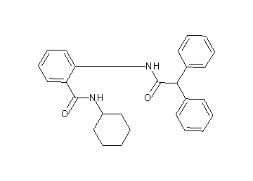 N-cyclohexyl-2-[(diphenylacetyl)amino]benzamide