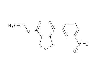ethyl 1-(3-nitrobenzoyl)prolinate