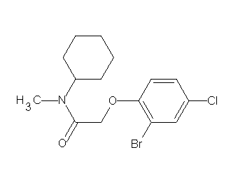2-(2-bromo-4-chlorophenoxy)-N-cyclohexyl-N-methylacetamide