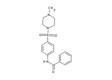 N-{4-[(4-methyl-1-piperazinyl)sulfonyl]phenyl}benzamide