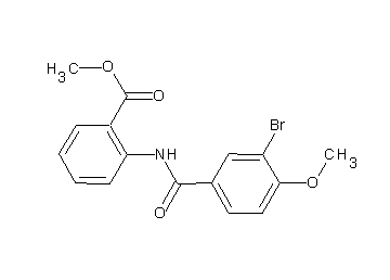 methyl 2-[(3-bromo-4-methoxybenzoyl)amino]benzoate
