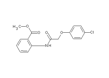 methyl 2-{[(4-chlorophenoxy)acetyl]amino}benzoate