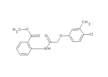 methyl 2-{[(4-chloro-3-methylphenoxy)acetyl]amino}benzoate