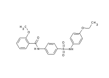 N-(4-{[(4-ethoxyphenyl)amino]sulfonyl}phenyl)-2-methoxybenzamide