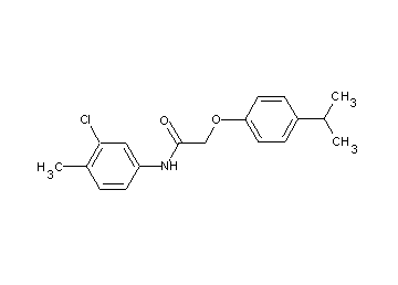 N-(3-chloro-4-methylphenyl)-2-(4-isopropylphenoxy)acetamide