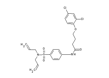 N-{4-[(diallylamino)sulfonyl]phenyl}-4-(2,4-dichlorophenoxy)butanamide