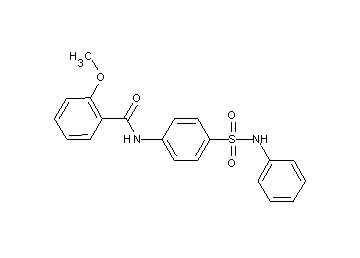 N-[4-(anilinosulfonyl)phenyl]-2-methoxybenzamide
