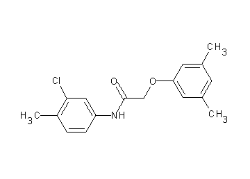 N-(3-chloro-4-methylphenyl)-2-(3,5-dimethylphenoxy)acetamide