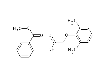 methyl 2-{[(2,6-dimethylphenoxy)acetyl]amino}benzoate