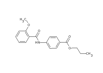 propyl 4-[(2-methoxybenzoyl)amino]benzoate