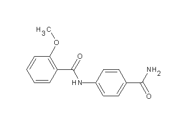 N-[4-(aminocarbonyl)phenyl]-2-methoxybenzamide