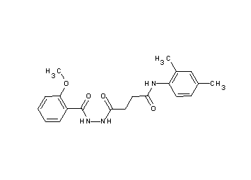 N-(2,4-dimethylphenyl)-4-[2-(2-methoxybenzoyl)hydrazino]-4-oxobutanamide