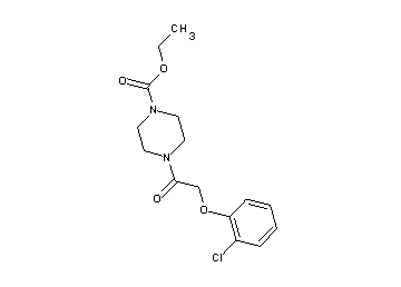 ethyl 4-[(2-chlorophenoxy)acetyl]-1-piperazinecarboxylate