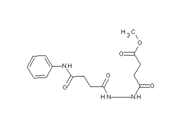 methyl 4-[2-(4-anilino-4-oxobutanoyl)hydrazino]-4-oxobutanoate