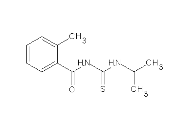 N-[(isopropylamino)carbonothioyl]-2-methylbenzamide