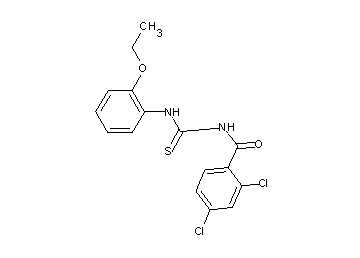 2,4-dichloro-N-{[(2-ethoxyphenyl)amino]carbonothioyl}benzamide