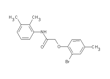 2-(2-bromo-4-methylphenoxy)-N-(2,3-dimethylphenyl)acetamide