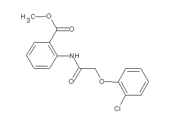 methyl 2-{[(2-chlorophenoxy)acetyl]amino}benzoate