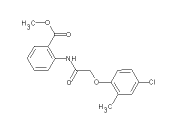 methyl 2-{[(4-chloro-2-methylphenoxy)acetyl]amino}benzoate - Click Image to Close
