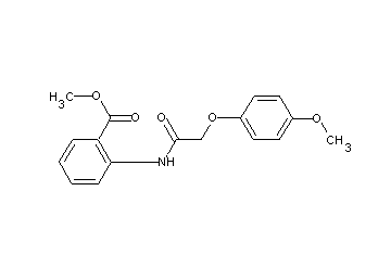 methyl 2-{[(4-methoxyphenoxy)acetyl]amino}benzoate