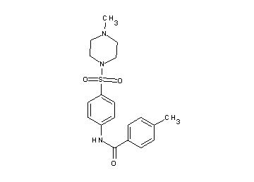 4-methyl-N-{4-[(4-methyl-1-piperazinyl)sulfonyl]phenyl}benzamide