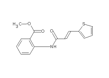 methyl 2-{[3-(2-thienyl)acryloyl]amino}benzoate