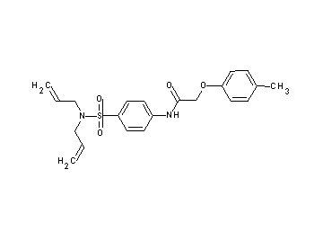 N-{4-[(diallylamino)sulfonyl]phenyl}-2-(4-methylphenoxy)acetamide